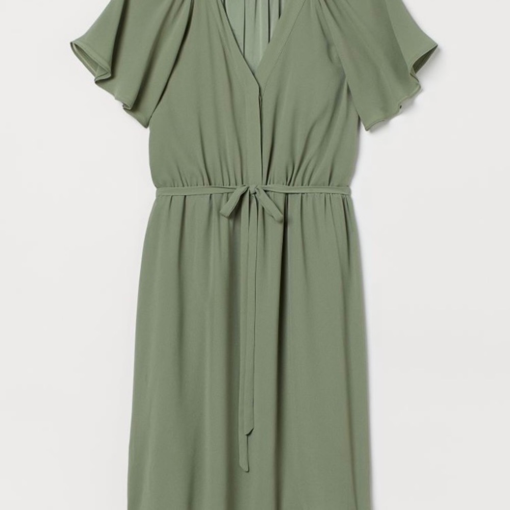 H&M Flutter Sleeve Dress NWT